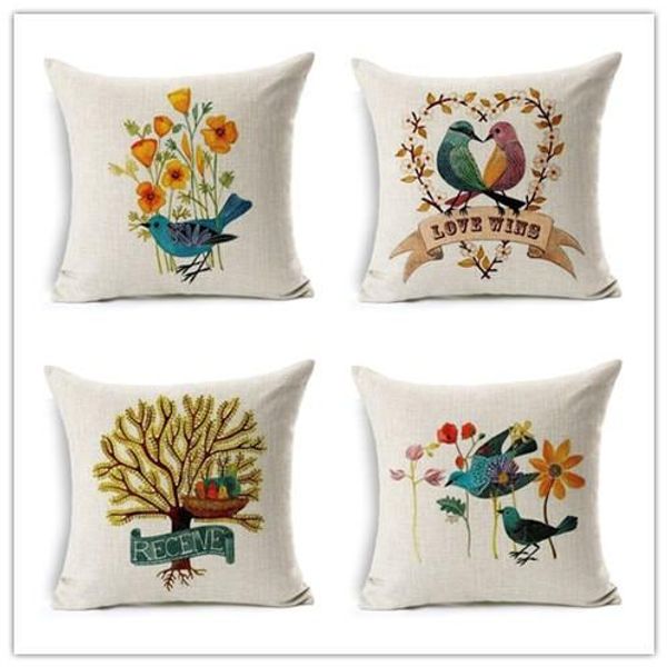 Hot Selling American Country Style Beautiful Flowers And Birds