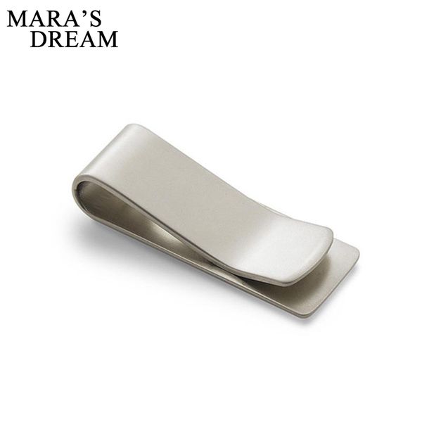 

mara's dream brand design card id case money clip metal stainless case men stripe print money clips clips steel older card, Black
