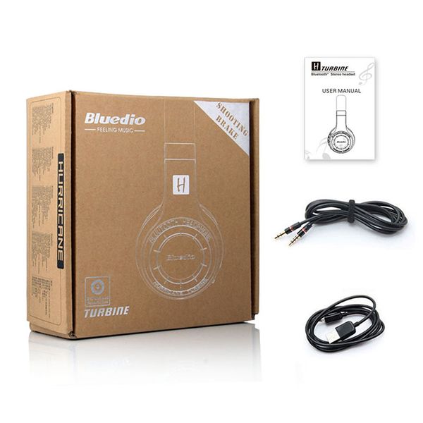 100% Original Bluedio HT (freio de tiro) fones de ouvido bluetooth BT4.1Stereo fone de ouvido bluetooth fones de ouvido sem fio para telefones música de Alta Qualidade