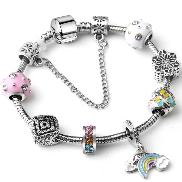 

holiday gifts fashion jewelry birthday present glass bead bracelet, Black
