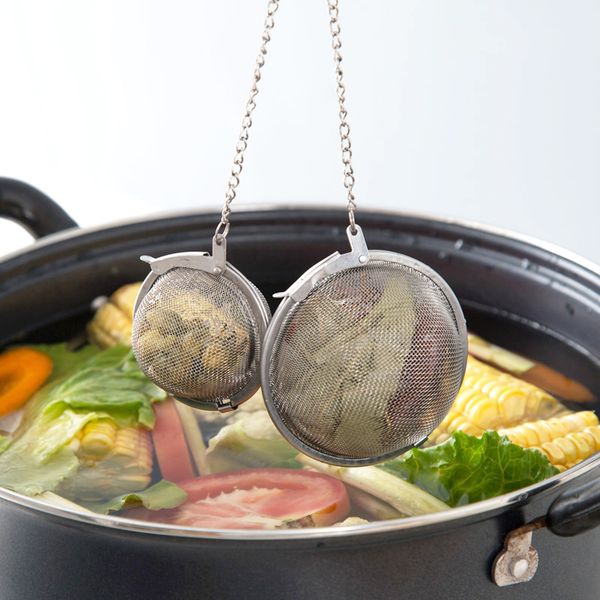 

stainless steel seasoning ball flavor ball halogen material box halogen material bag tea balls seasoning balls filtering balls
