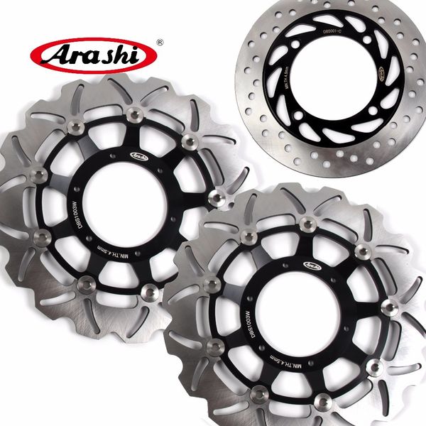 Arashi para Honda CB900F Hornet 2002 - 2006 Front Front Traseira Disco de Disco Rotor Kits CB 900 F CBF 900 2003 2004 2005