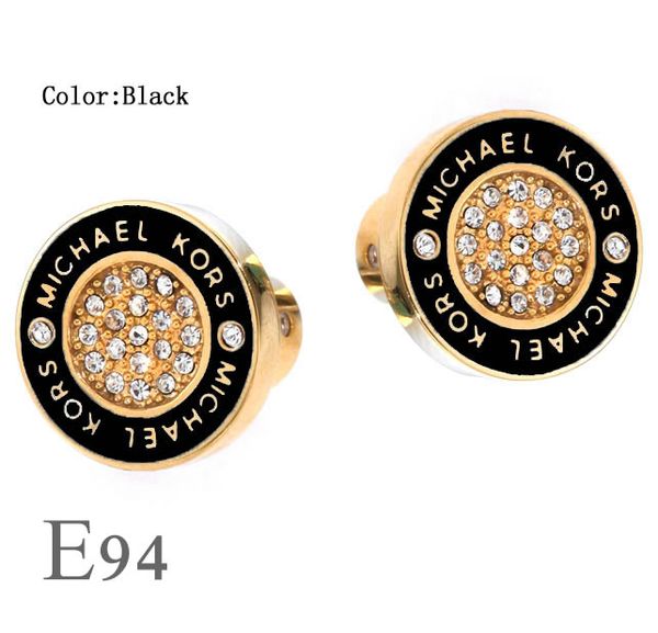 

Womens Fashion Brand Jewelry Classic design 18K Rose Gold Plated EARRINGS Without box for Pandora 925 Sterling Silver Stud Earring