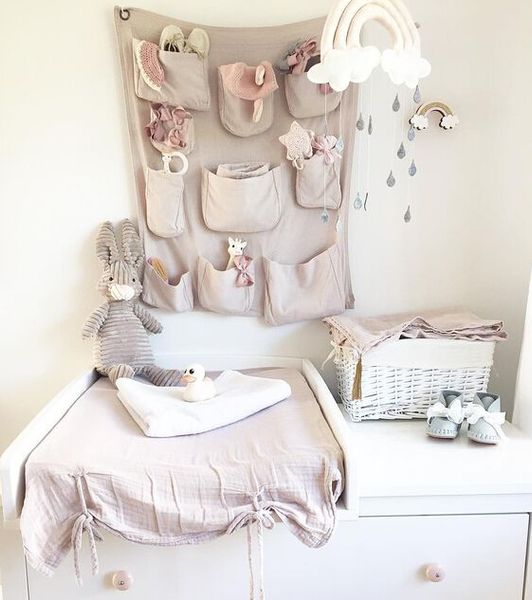 

linen cotton storage bag pockets wall door closet hanging storage bag organizer storage hanging bags multi-layer bag