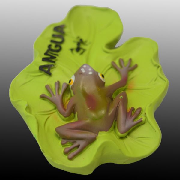 

antigua frog leaves refrigerator stickers