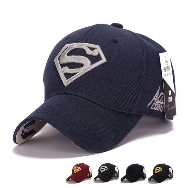 

Супермен Cap Письмо Casquette Супермен Бейсболка Мужчины Марка Женщины Кости Алмаз Snapba