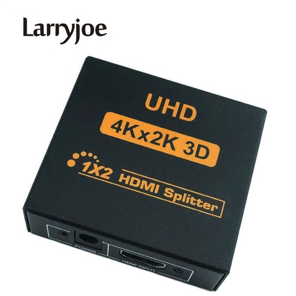

Larryjoe New 4K HDMI Splitter Full HD 1080p Video HDMI Switch Switcher 1X2 Dual Display For HDTV DVD PS3 Xbox
