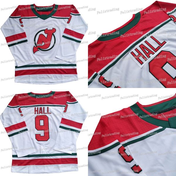 

New Jersey Devils New Heritage Jersey for 2018-19 season 9 Taylor Hall 13 Nico Hischier 30 Martin Brodeur 35 Cory Schneider Hockey Jersey