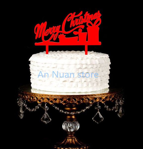 

merry christmas cake er acrylic silhouette christmas cake er decor with ing
