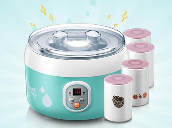 

chinaguangdong bear snj-560 microcomputer timer 304 yogurt machine stainless steel liner 1l rice wine leben maker