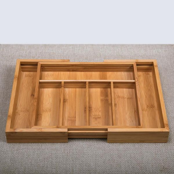 2019 Bamboo Adjustable Storage Box For Sundries Eco Wood Office Organizer Multi Use Home Decor Drawer Kitchen Utensil Holders From Xiaotouming 85 81