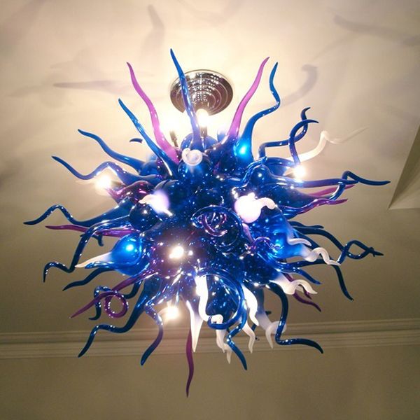 

luxury modern art deco designer source and energy saving chandelier 100% hand blown glass led pendant light bedroom livingroom indoor table