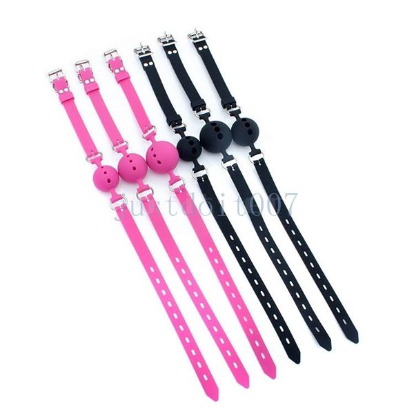 

open gift party full #e94 silicone slave mouth gag restraint harness strap breathable euosc