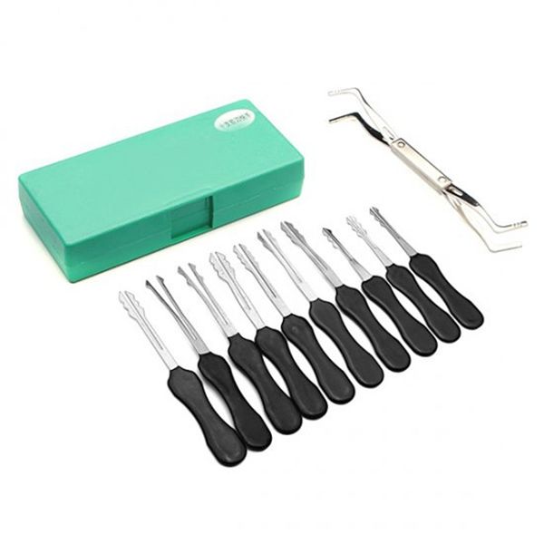

goso wafer lock picks (10-pieces set) opening double sided wafer locks