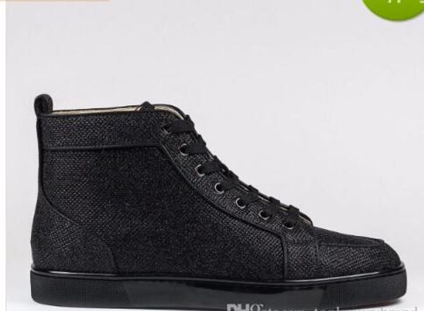 

2018 Весна / Осень Черный Красный Нижний Кроссовки Rantus Блеск Glitta Мужчины Кроссовки Rantus Orlato Красный Подошва Мужская Обувь Любителей Свадьбы