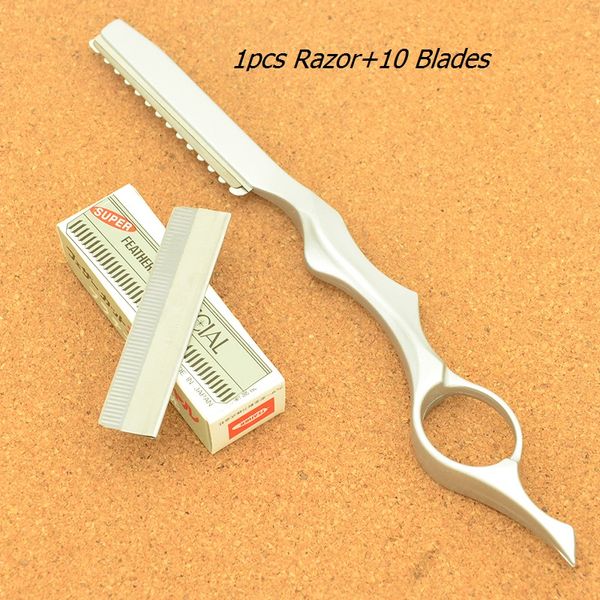 Meisha 10 ADET Profesyonel Saç Düzeltici Jilet Bıçakları Keskin Paslanmaz Çelik Bıçaklar Sakal Tıraş Kadın Makyaj Kazıma Kaş Bıçak HC0007