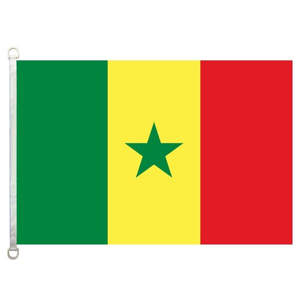 

senegal flag,90*150cm ,100% polyester, banner,digital printing