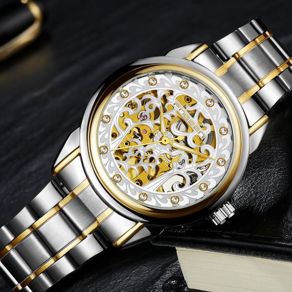 

fngeen sports watch men quartz wristwatch leather band male clock wrist shockproof waterproof relogio masculino hodinky clock, Slivery;brown