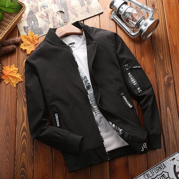 

streetwear mens jackets fashion printing men's jakcets coat zippers pocket autumn and winter comfortable men's jakcets coat, Black;brown