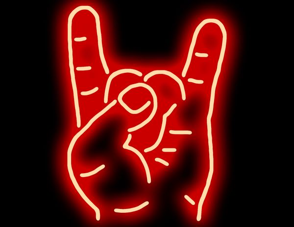 

Neon ign gift rock ge ture beer bar pub tore party homeroom decor 19x15