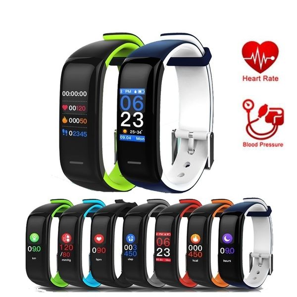 

Fitness Tracker Watch Fitbit Band Color Display P1 PLUS Colorful Touch Screen with Heart Rate Monitor Blood Pressure Sleep IP67 Waterproof