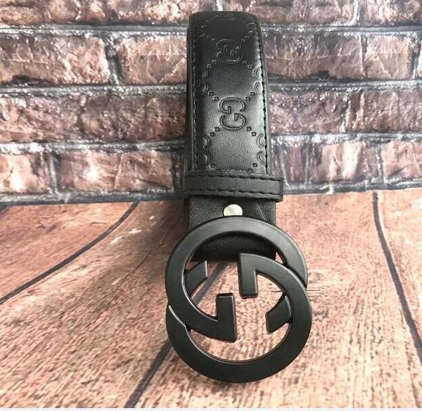 

2019 Mens Belts Luxury brand high qualtiy Alloy smooth Buckle Genuine Leather Leather Belts For Men And women Waist Belt 88A