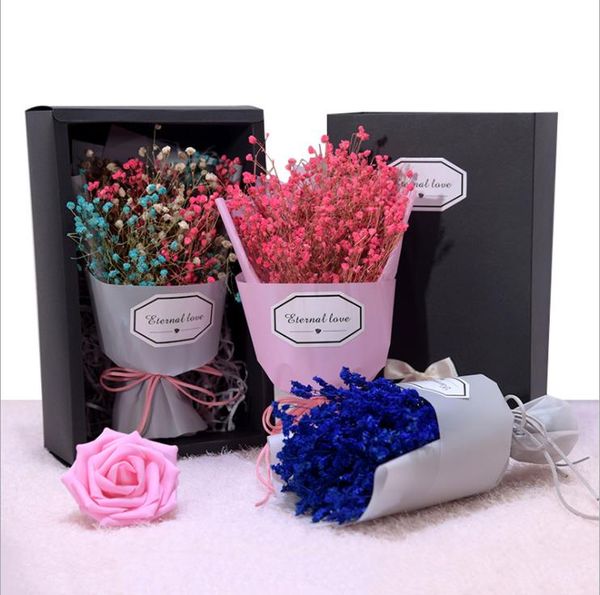 Fiori secchi per matrimoni, piccoli fiori, ornamenti, oggetti di scena per foto, attività, regali, regali, stelle, mazzi di fiori, scatole regalo