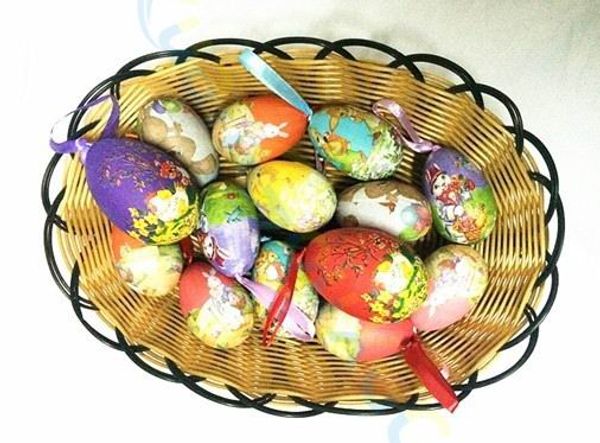 Easter Eggs Children Kindergarten Toys Gift Baskets Diy Easter