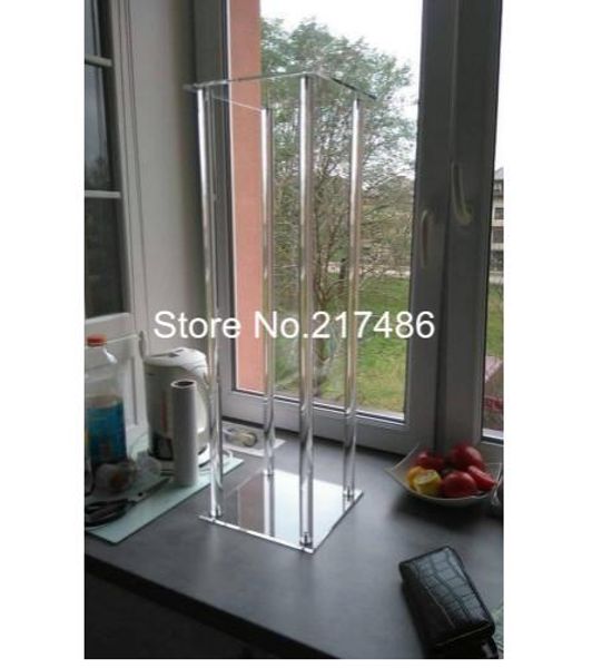 

new style elegant beautiful tall crystal flower stand wedding table flower vase centerpieces for weddings decoration