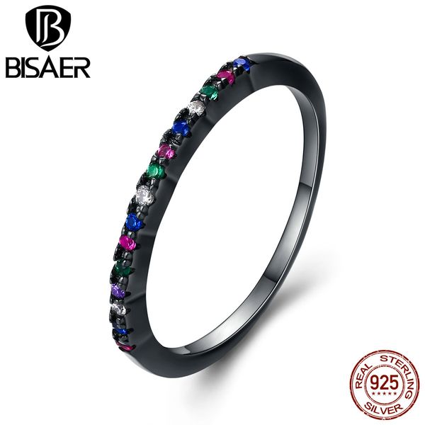 

whole salereal 100% 925 sterling silver colorful life, clearly cz black rings for women fashion authentic original jewelry gift ecr123, Golden;silver