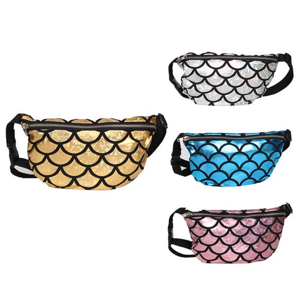 

outdoor roses sports casual double color sequins chest bag city jogging bags decorative portable storage bag #2a06