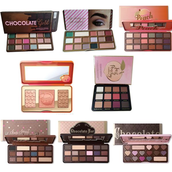 

New makeup 16 color eye hadow palette emi weet chocolate bar bon bon weet peach eye hadow plate dhl