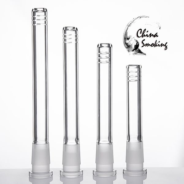 8 taglie Produttore G.O.G downstem 14-18 femmina Downstem diffuso con 6 tagli per pipe in vetro e bong downstem in vetro downstem