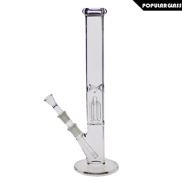 SAML 42 cm Tubi per fumare alti Narghilè Percolatori per alberi a 4 braccia Bong Bong per acqua in vetro Piattaforma petrolifera Dimensione giunto 18,8 mm PG5104