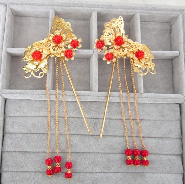 

2019 bridal costume tiara stepping hairpin cheongsam dress accessories wo clothing show hair accessories, Silver
