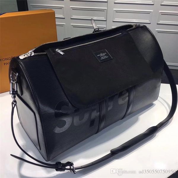 

Travelling bag reticule backpack handbag outdoor port bag men women original material with box authentic black red quality