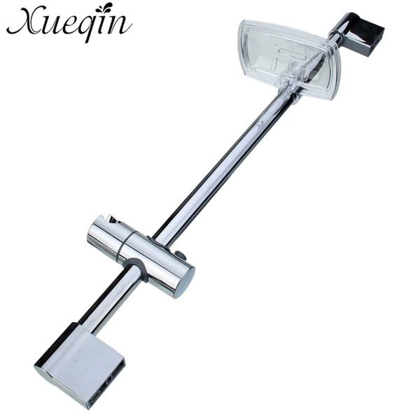 

xueqin stainless steel shower rod with soap dish lifter stainless steel pipe abs lifting frame adjustable head holder
