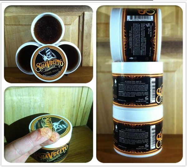 

suavecito pomade strong style restoring pomade wax big skeleton slicked back hair oil wax mud keep hair pomade for men