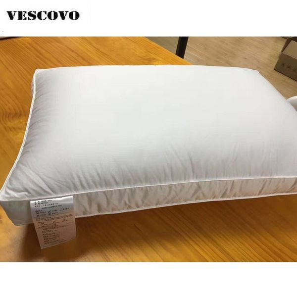 

100% feather beding l pillow quality down neck pillow queen king size white down
