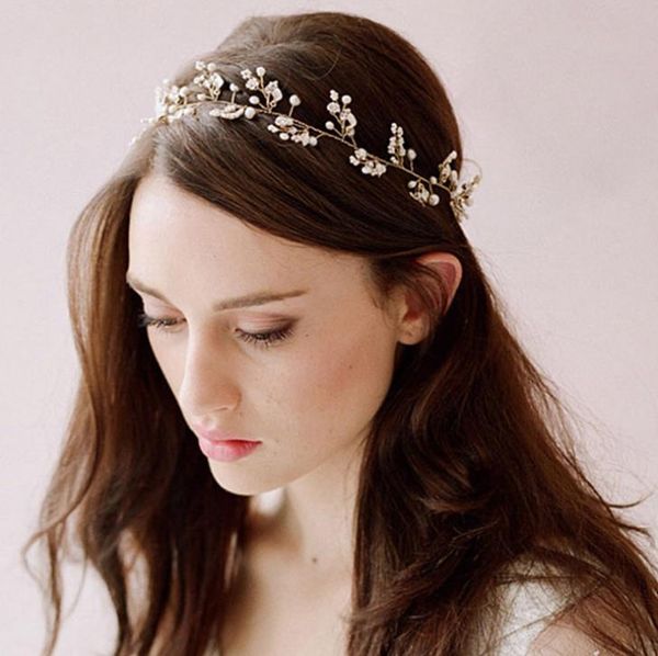 

украшение для волос головной убор, просо бисер, украшения для головы, свадебные бусы, резинки для волос, Silver