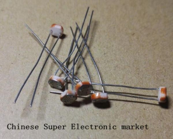10 PCS 5MM Light Dependent Resistor Photoresistor GL5537 LDR