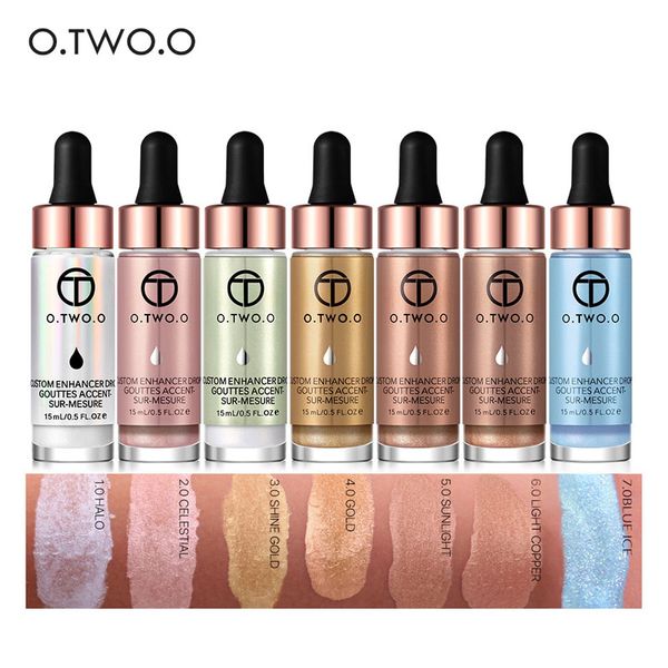 

2018 новый бренд макияж o. два.o хайлайтер крем корректор мерцание face glow ультра-концентрированный освещающий бронзатор капли face highli