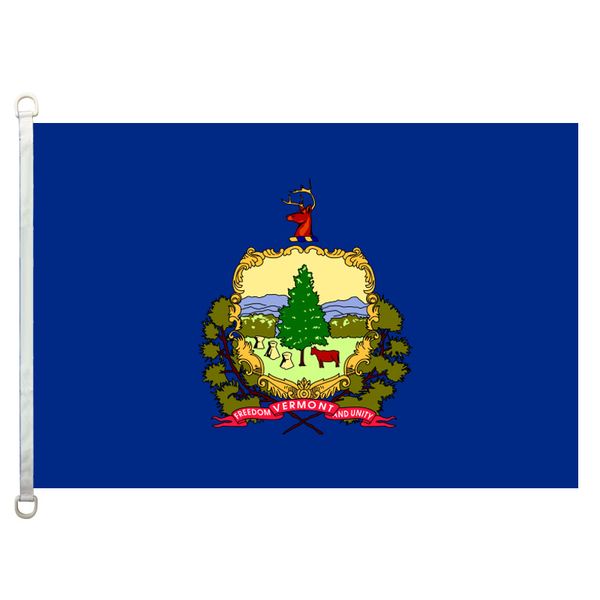 

good flag]vermont flags banner 3x5ft-90x150cm 100% polyester country flags, 110gsm warp knitted fabric outdoor flag