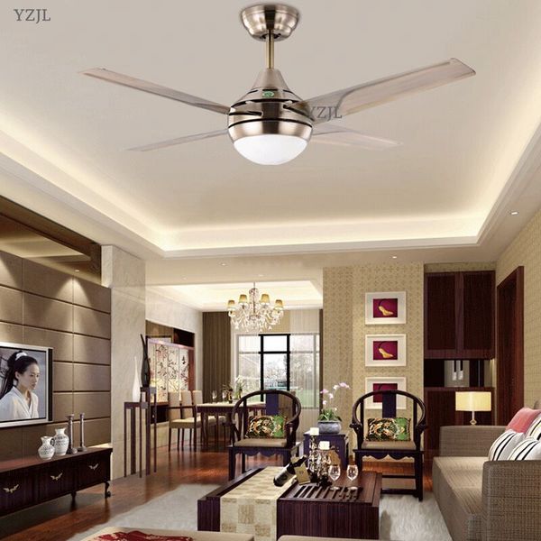 

Chandelier Fan chandelier lamp LED European antique iron leaf fan chandelier fan light simple stylish modern remote control