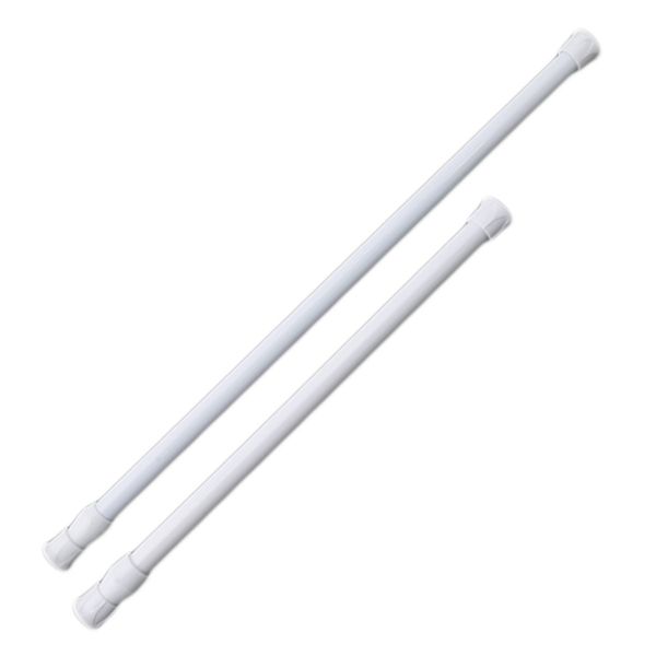 2019 Adjule Spring Loaded Bathroom Shower Curtain Rod Tension Extendable Telescopic Poles Rail Hanger Whole Retail From Hparrot Love999 3 31