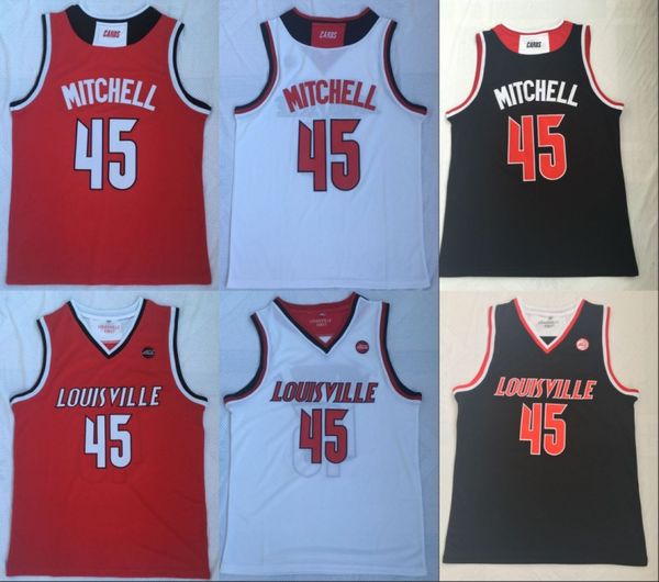 

Men 45 donovan mitchell loui ville cardinal college jer ey 100 titched donovan mitchell univer ity college ba ketball jer ey