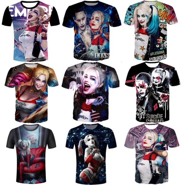 Wholesale 2018 New Deadpool Suicide Squad Women Mens Harley Quinn Joker T Shirts 3d T Shirt Summer Movie T Shirt Streetwear Tshirt Tshirts From