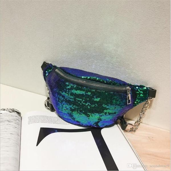 bling sequin fanny pack