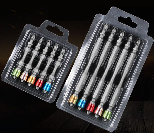 Double head Magnetic Screwdriver Bit Anti-Slip S2 PH2 1/4" Hex Shank Electric Screw Driver For Power Tools