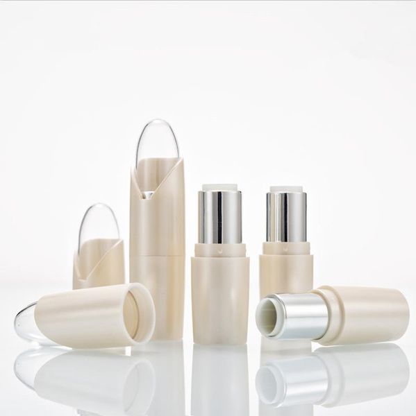 

new empty matte white lipstick tube lip gloss case cosmetic containers beauty tools for travel packaging material 200pcs